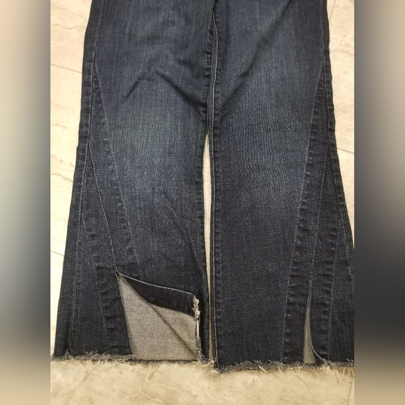 Gia Glider Crop Flare Twister Seam Jean - Picture 4 of 7